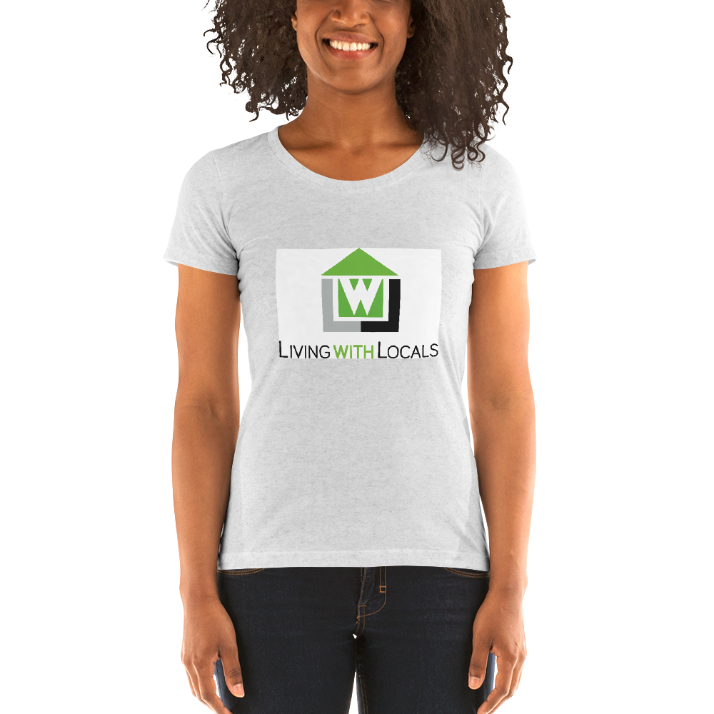 Living With Locals Ladies' short sleeve t-shirt